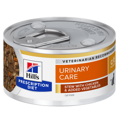 Hill's Prescription Diet c/d Multicare Chicken and vegetables stew can 82 g - MyStetho Veterinary