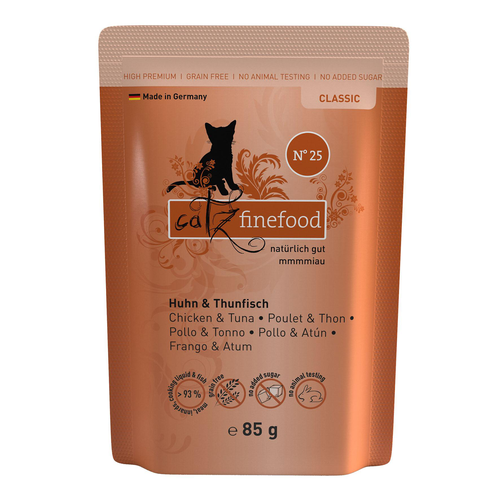 Catz Finefood No. 25 avec poulet &amp; thon, 85g - MyStetho Veterinary