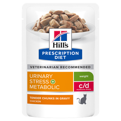 Hill's Prescription Diet c/d Multicare Stress + Metabolic Chicken 85 g - MyStetho Veterinary