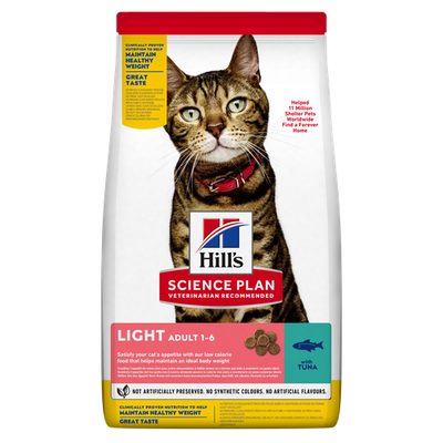 Hill's Science Plan Light Adult Tuna 7 kg - MyStetho Veterinary