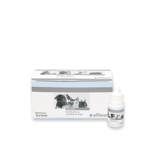 alfavet-Gouttes oculaire pour animaux 10x10ml - MyStetho Veterinary