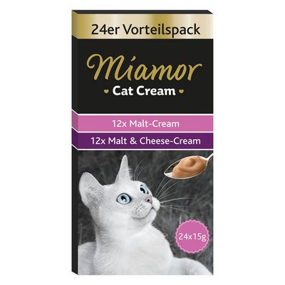 Miamor Cat Snacks crème aux extraits de malt, emballage avantage - MyStetho Veterinary