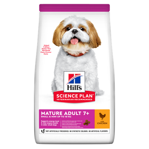 Hill's Science Plan Small & Mini Mature Adult 7+ Chicken 6 kg - MyStetho Veterinary