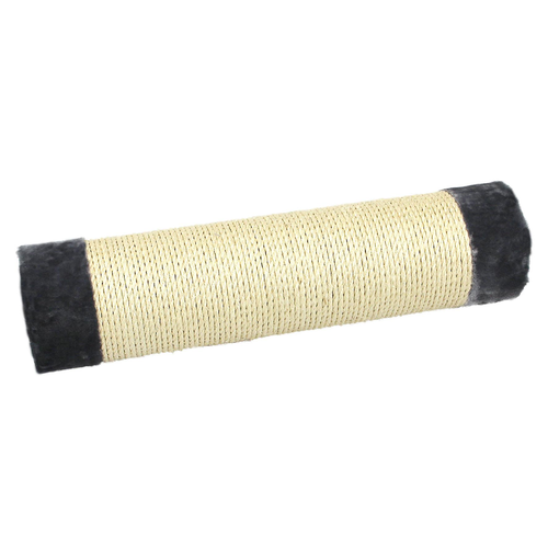 Swisspet Colonne en sisal avec peluche 60cm, D=15cm, grise - MyStetho Veterinary