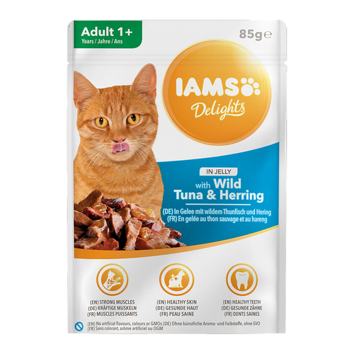 Iams Delights Adult thon &amp; hareng - MyStetho Veterinary