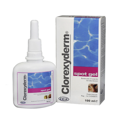 Clorexyderm Spot Gel 100 ml flacon - MyStetho Veterinary