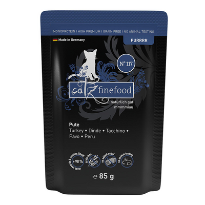 Catz Finefood Purrrr No. 117 avec dinde, 85g - MyStetho Veterinary