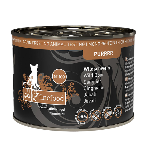 Catz Finefood Purrrr No. 109 avec Purrrr, 200g - MyStetho Veterinary