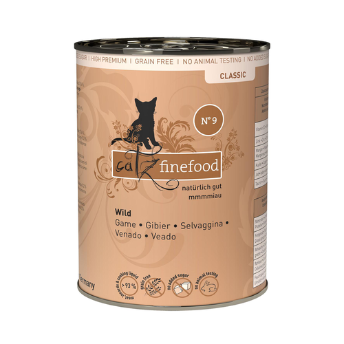 Catz Finefood No. 9 avec gibier, 400g - MyStetho Veterinary