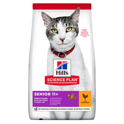 Hill's Science Plan Senior 11+ Adult Chicken 1.5 kg - MyStetho Veterinary