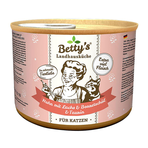 Betty&#039;s Landhausküche Betty´s Landhausküche poulet &amp; saumon 200g - MyStetho Veterinary