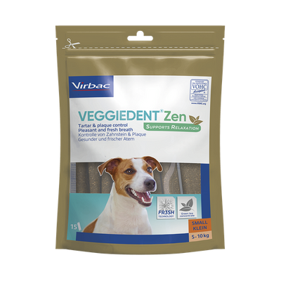 Veggiedent Zen chiens S (5-10 kg) 15 pièces - MyStetho Veterinary