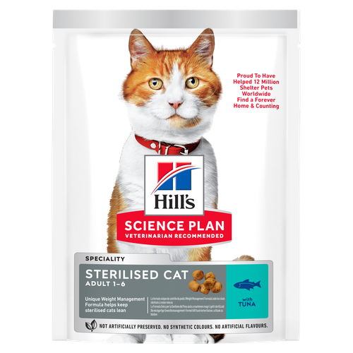 Hill's Science Plan Sterilised Cat Adult Tuna 15 kg - MyStetho Veterinary