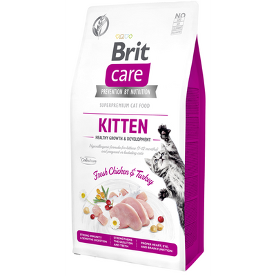 Brit Care Cat Brit Care Cat Sans Céréales - Kitten - Croissance et développement sains 7kg - MyStetho Veterinary