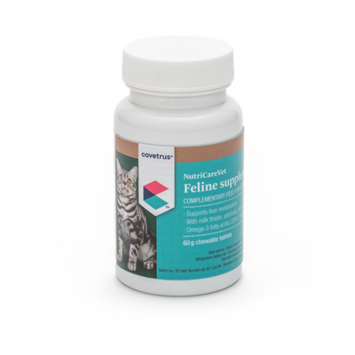 Covetrus NutriCareVet Liver Support comprimés à croquer pour chat 80 Kautabletten - MyStetho Veterinary