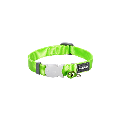 RedDingo RougeDingo Collier pour chat Plain Lime Vert - XS - MyStetho Veterinary