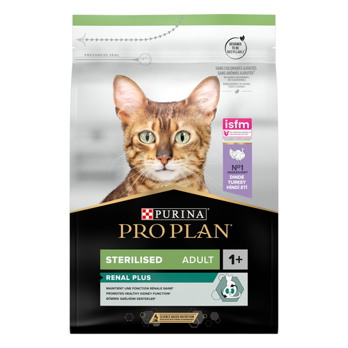 Sterilised PP STERILISED ADULT OPTIRENAL Turkey  3kg - MyStetho Veterinary