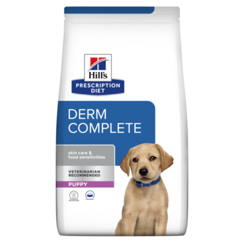 Hill's PRESCRIPTION DIET Derm Complete Puppy Croquettes pour Chiot 12 kg - MyStetho Veterinary