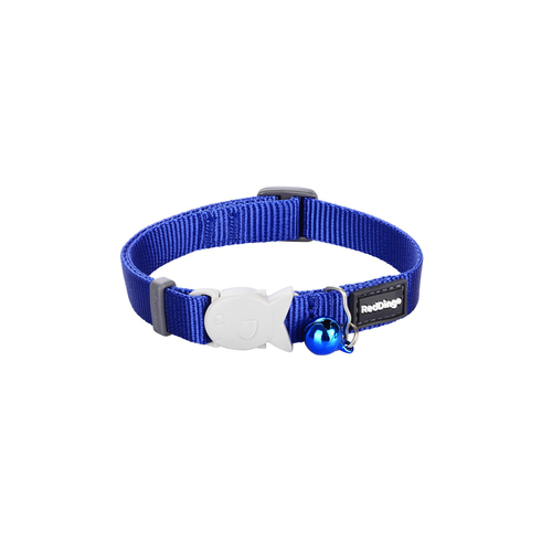 RedDingo RougeDingo Collier pour chat Plain Bleu foncé - XS - MyStetho Veterinary