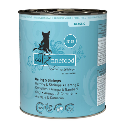 Catz Finefood No. 13 avec hareng &amp; crabes, 800g - MyStetho Veterinary