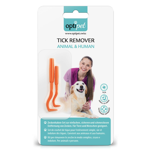 Optipet Set crochet enlève-tiques, 2pcs. - MyStetho Veterinary