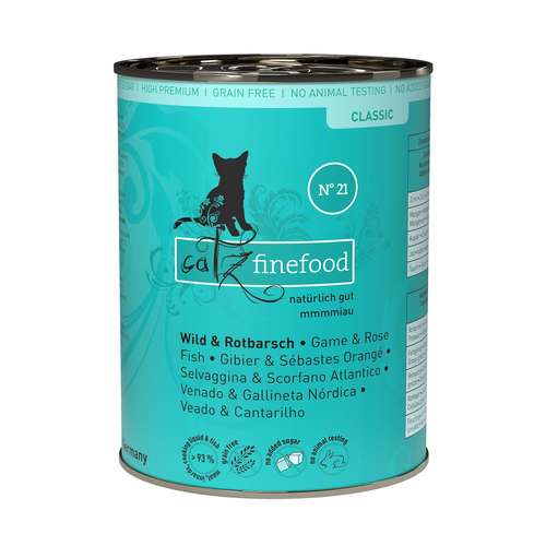 Catz Finefood No. 21 gibier &amp; rascasse, 400g - MyStetho Veterinary