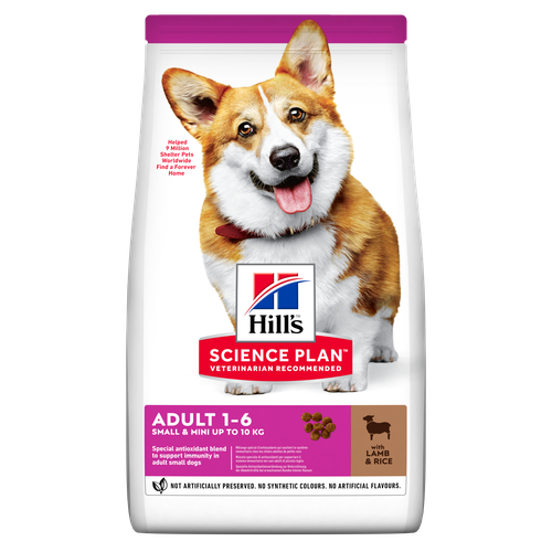 Hill's Science Plan Small & Mini Adult Lamb and Rice 1.5 kg - MyStetho Veterinary