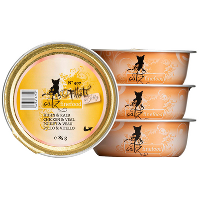 Catz Finefood Filets No. 407 - poulet &amp; agneau en gelée 85g - MyStetho Veterinary