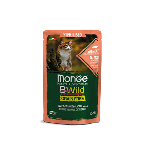 Monge Bwild GF stérilisé Saumon - MyStetho Veterinary