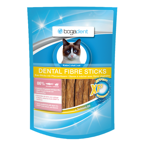 bogadent bogadent Dental Fibre Sticks saumon pour chats 50g - MyStetho Veterinary