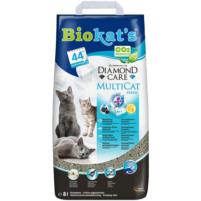 Biokats Biokat’s Diamond Care Multicat Fresh 8kg - MyStetho Veterinary