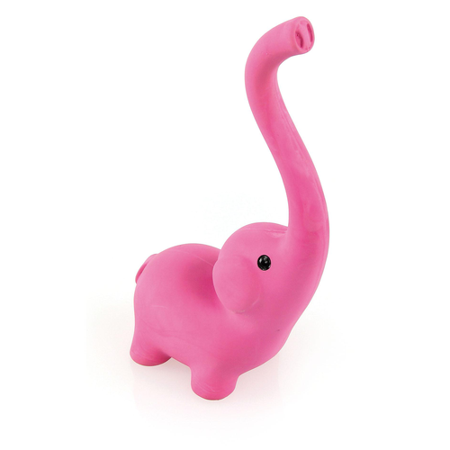 Swisspet éléphant en latex, rose vif, 21cm - MyStetho Veterinary