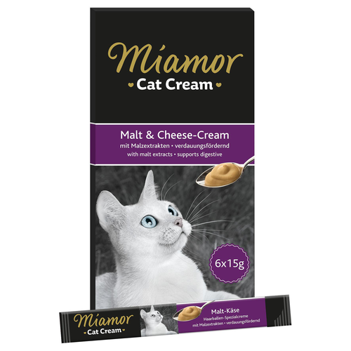 Miamor Cat Snacks crème aux extraits de malt &amp; fromage - MyStetho Veterinary