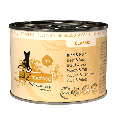 Catz Finefood No. 7 avec veau, 200g - MyStetho Veterinary