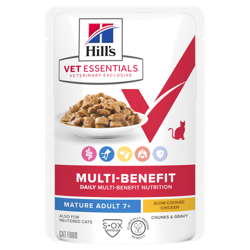 Hill's Vet Essentials MULTI-BENEFIT Mature Adult 7+ Huhn 85 g - MyStetho Veterinary