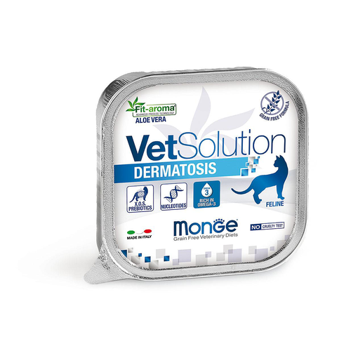 Monge Cat Dermatosis, 100g - MyStetho Veterinary