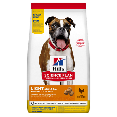 Hill's Science Plan Light Medium Adult Chicken 2.5 kg - MyStetho Veterinary