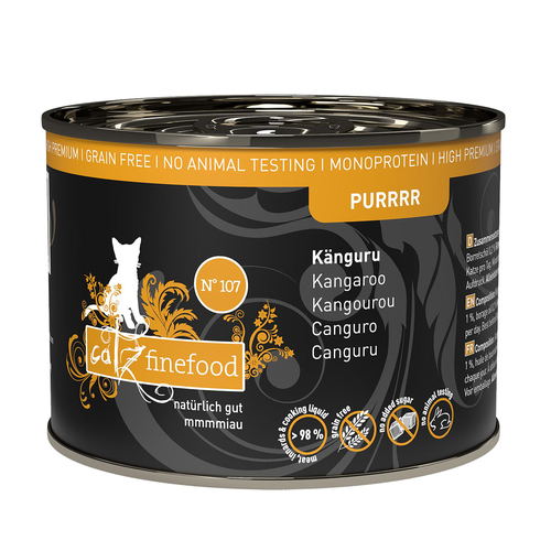 Catz Finefood Purrrr No. 107 avec kangourou, 200g - MyStetho Veterinary