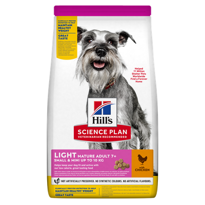 Hill's Science Plan Light Small & Mini Mature Adult Chicken 2.5 kg - MyStetho Veterinary