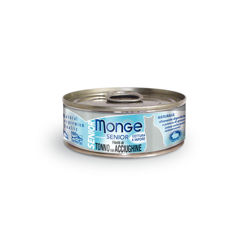 Monge Jelly Cat Senior Tuna&amp;Anchovi. 80g - MyStetho Veterinary