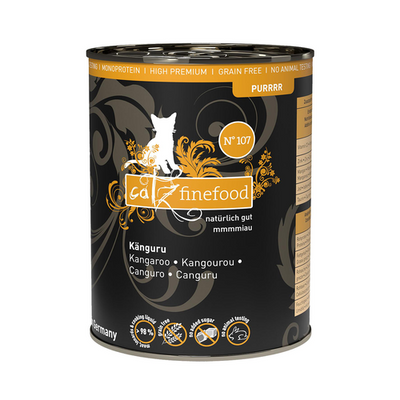 Catz Finefood Purrrr No. 107 avec kangourou, 400g - MyStetho Veterinary