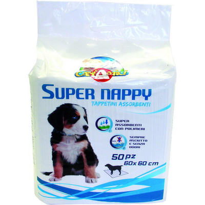 Super Nappy Nonslip alèse absorbante 60 x 90 cm 50 Stück - MyStetho Veterinary