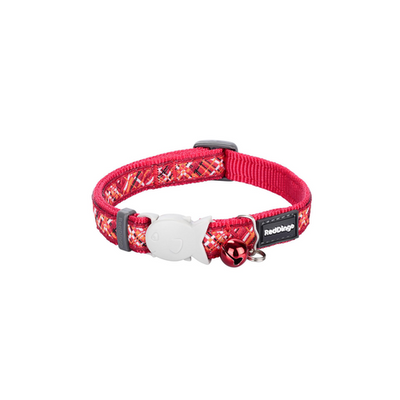 RedDingo RougeDingo Collier pour chat Flanno Rouge - XS - MyStetho Veterinary