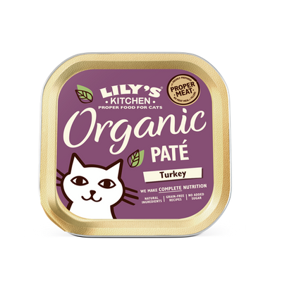 Lily's Kitchen Adult Organic Turkey Paté 85g - MyStetho Veterinary