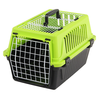 SP transport box Atlas10 open EL green/black 48x33x29cm, without cushion - MyStetho Veterinary