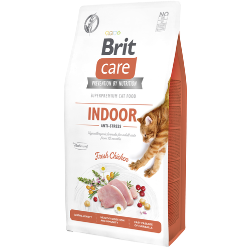 Brit Care Cat Brit Care Cat Sans Céréales - Chats Domestiques - Anti-stress 7kg - MyStetho Veterinary