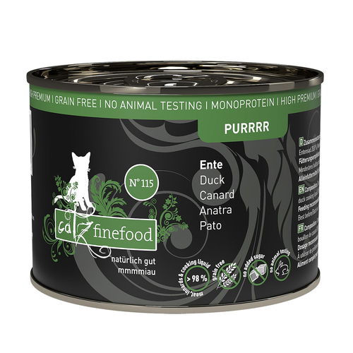 Catz Finefood Purrrr No. 115 avec canard, 200g - MyStetho Veterinary