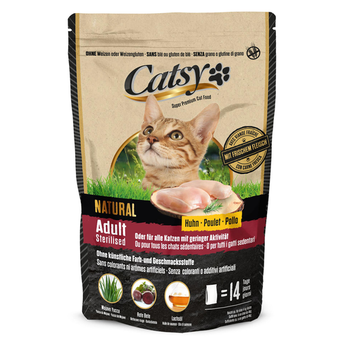 Catsy Adult &amp; Sterilised Cat Chicken 1kg - MyStetho Veterinary