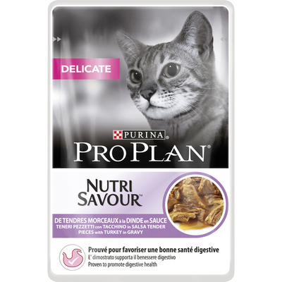 Delicate PP NUTRISAVOUR DELICATE Cat Turkey 85g - MyStetho Veterinary