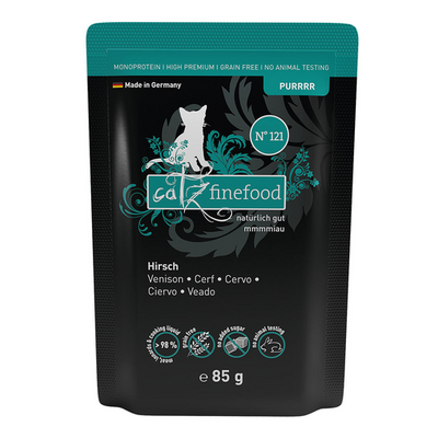 Catz Finefood Purrrr No. 121 avec cerf, 85g - MyStetho Veterinary